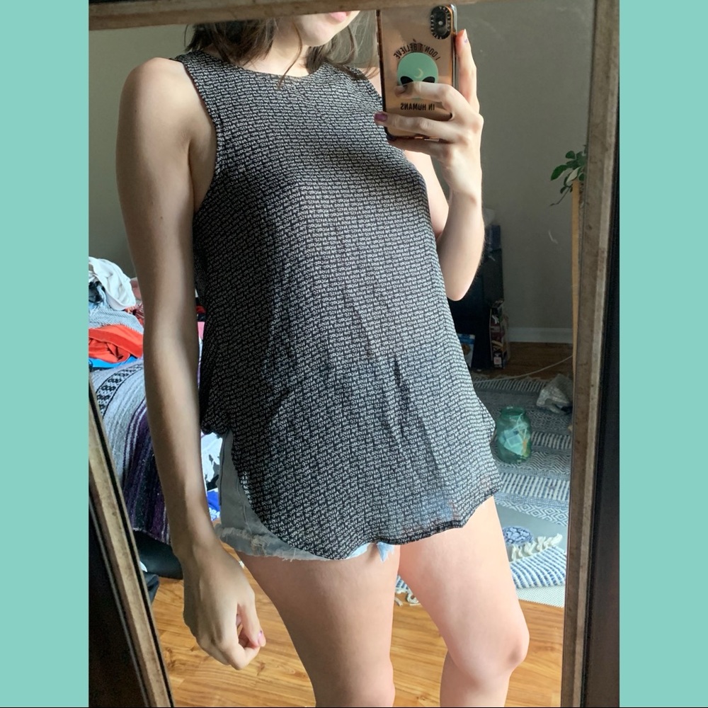 Open Back Sleeveless Top